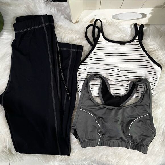 NEW ASICS Everlast Athletic Workout Gym Running Sports Bra Top Pants Set Bundle - Picture 5 of 16